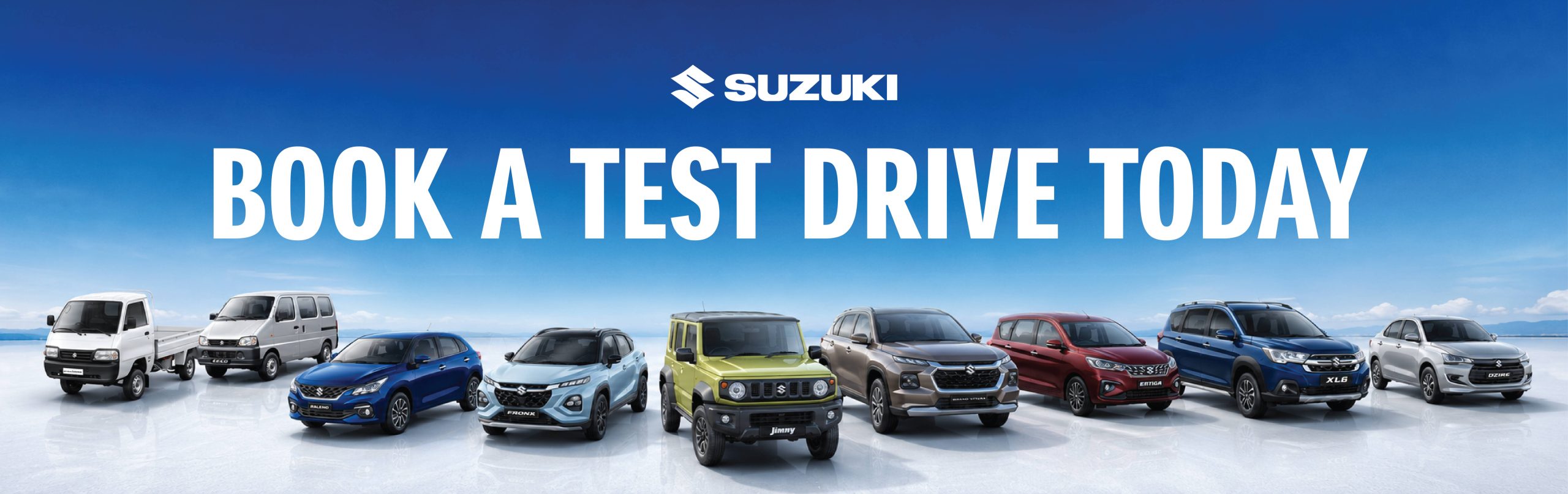 Book a Suzuki test drive